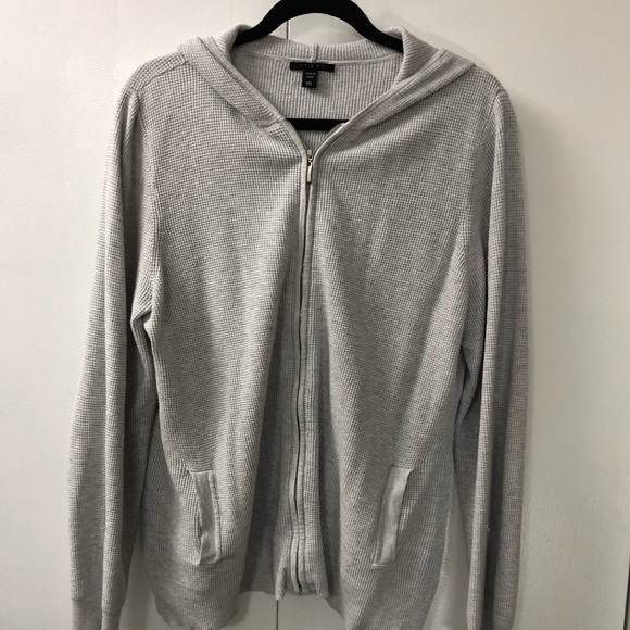 Cyrus Brand Waffle Knit Hoodie 